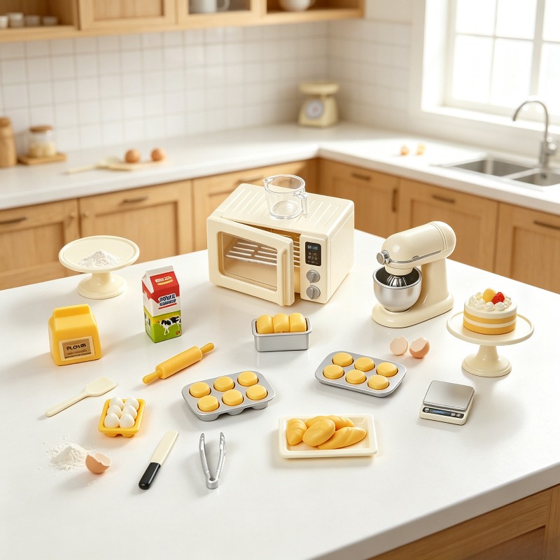 Mini Baking Time Pretend Play  - огляд і ціна Kids Outdoor Kitchen Accessories