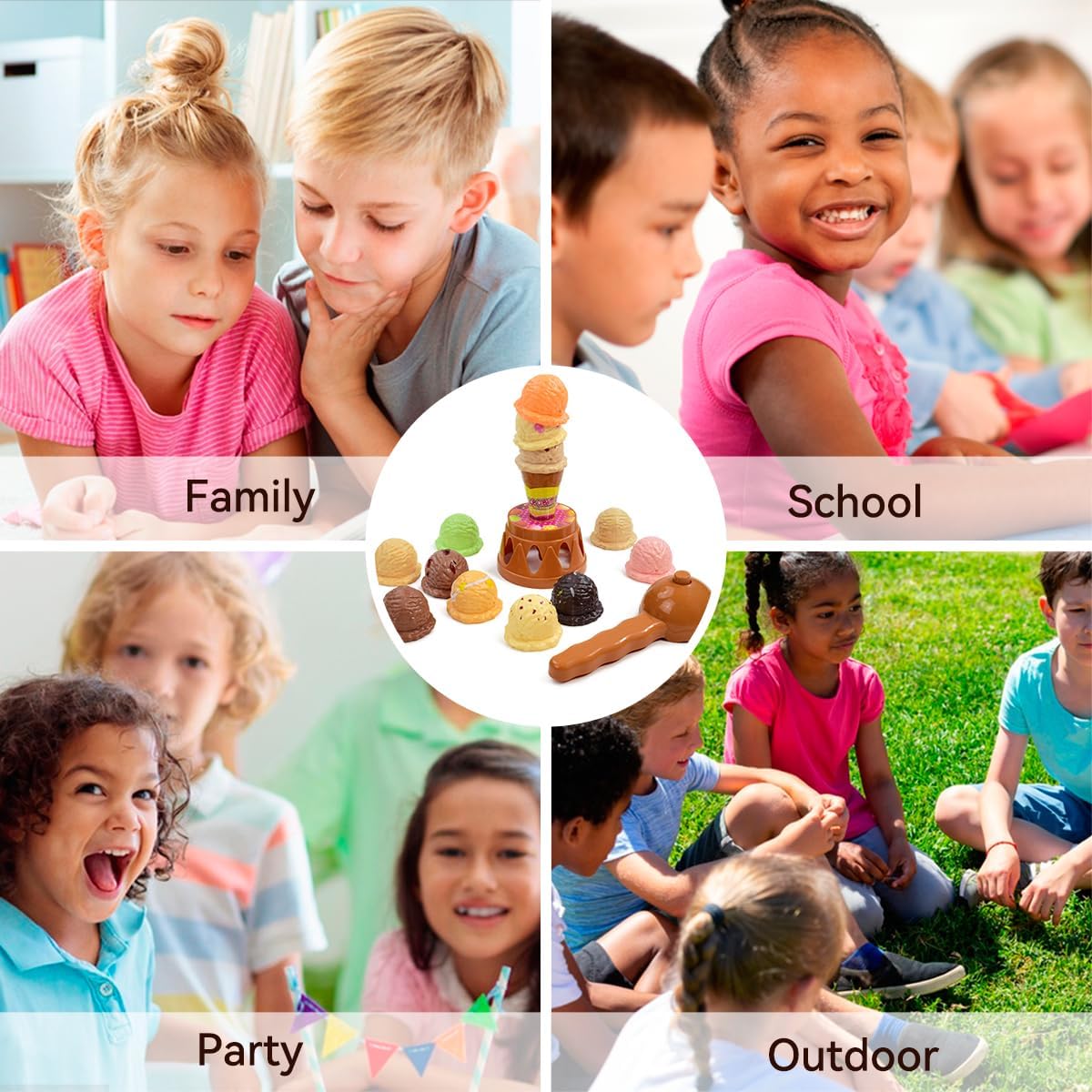 Children's Ice Cream Stacking  - огляд і ціна Kids Outdoor Kitchen Accessories